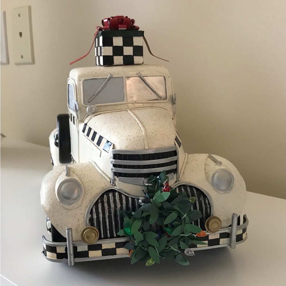 MacKenzie-Childs Farmhouse Special Delivery Truck Christmas Holiday Decor - Picture 2 of 11